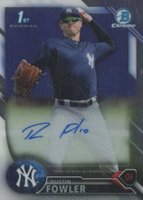 2016 Bowman Chrome Prospects Autographs #DFO Dustin Fowler Baseball Card