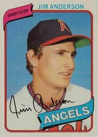 1980 Topps #183 Jim Anderson Baseball Card