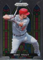 2021 Panini Prizm Stained Glass #SG-1 Mike Trout Baseball Card