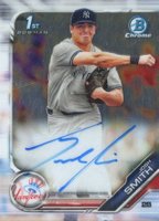 2019 Bowman Draft Chrome Draft Picks Autograph #CDAJS Josh Smith Baseball Card