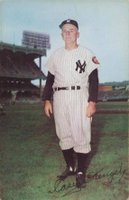 1953 Dormand Postcards #113 Casey Stengel Autograph on bottom Baseball Card