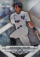 2023 Bowman Sterling #BSR21 Anthony Volpe Refractor Baseball Card