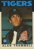 1986 Topps Tiffany #130 Alan Trammell Baseball Card