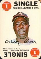 1968 Topps Game #4 Henry Aaron Baseball Card