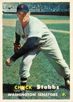 1957 Topps #101 Chuck Stobbs Baseball Card