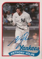 2024 Topps 1989 Topps Baseball Autographs #89BAAV Anthony Volpe Baseball Card