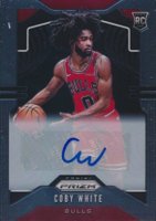 2019 Panini Prizm #253 Coby White Autograph Basketball Card