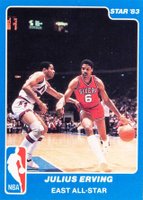 1983 Star All-Star Game #4 Julius Erving Basketball Card