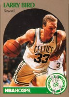 1991 Hoops Superstars #5 Larry Bird Basketball Card