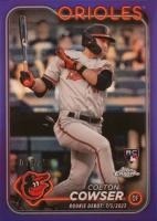 2024 Topps Chrome Update #USC154 Colton Cowser Purple Refractor Baseball Card