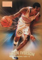 1997 Skybox Premium #100 Allen Iverson Reebok Chase Bronze Basketball Card