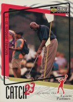 1997 Collector's Choice  #188 Michael Jordan Catch 23-Favorite Pastimes Basketball Card