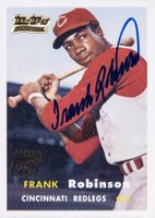 2001 Topps Team Topps Legends Autograph #TT10R Frank Robinson Baseball Card