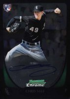 2011 Bowman Chrome #220 Chris Sale Autograph Baseball Card