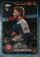 2024 Topps Chrome Logofractor Edition #16 Pete Crow-Armstrong Variation Baseball Card