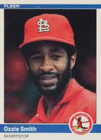 1984 Fleer #336 Ozzie Smith Baseball Card