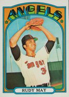 1972 Topps #656 Rudy May Baseball Card