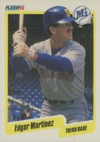1990 Fleer #520 Edgar Martinez Baseball Card