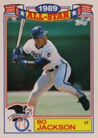 1990 Topps All-Star Glossy Set of 22 #17 Bo Jackson Baseball Card