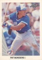 1990 Leaf #343 Pat Borders Baseball Card
