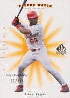 2001 SP Authentic #126 Albert Pujols SP Limited Baseball Card