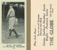 1916 The Globe Clothing #148 Nap Rucker Baseball Card
