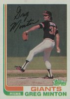 1982 Topps #687 Greg Minton Baseball Card