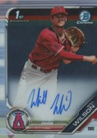 2019 Bowman Draft Chrome Draft Picks Autograph #CDAWW Will Wilson Baseball Card
