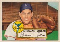 1952 Topps #117 Sherman Lollar Baseball Card