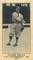 1916 Sporting News #120 Clyde Milan Baseball Card