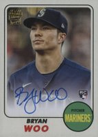 2024 Topps Archives Fan Favorites Autographs #68FFBW Bryan Woo Baseball Card