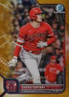 2022 Bowman Chrome NSCC Wrapper Redemption #SO Shohei Ohtani Gold Refractor Baseball Card