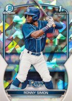 2023 Bowman Chrome Prospects #BCP112 Ronny Simon Atomic Refractor Baseball Card