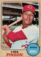 1968 O-Pee-Chee #90 Vada Pinson Baseball Card