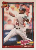 1991 Topps Tiffany #748 Al Newman Baseball Card