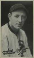 1936 Goudey Premiums-Type 1-Wide Pen # Whit Wyatt Portrait Baseball Card