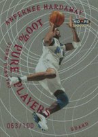 1999 Hoops Pure Players #10 Anfernee Hardaway 100 Basketball Card