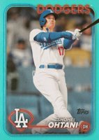 2024 Topps #500 Shohei Ohtani Aqua Baseball Card