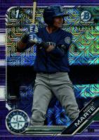 2019 Bowman Mega Box Chrome #97 Noelvi Marte Purple Refractor Baseball Card