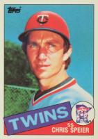1985 Topps Tiffany #577 Chris Speier Baseball Card