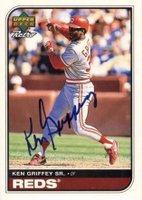 1998 Upper Deck Retro Sign of the Times #KGs Ken Griffey Baseball Card