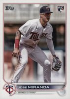 2022 Topps Update #US120 Jose Miranda SP Baseball Card
