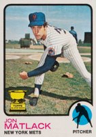 1973 Topps #55 Jon Matlack Baseball Card