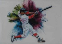 2019 Panini Prizm Color Blast #CB7 Mookie Betts Baseball Card