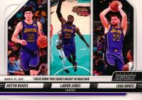 2024 Panini Instant NBA #476 Austin Reaves/LeBron James/Luka Doncic Basketball Card