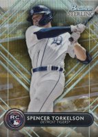 2022 Bowman Sterling #BSR5 Spencer Torkelson Gold Refractor Baseball Card