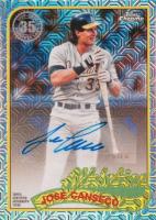 2024 Topps Silver Pack 1989 Chrome Promo #46 Jose Canseco Series 2-Autograph Baseball Card