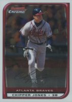 2008 Bowman Chrome #164 Chipper Jones Baseball Card