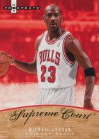 2007 Fleer Hot Prospects Supreme Court #SC-16 Michael Jordan Basketball Card