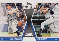 2011 Topps Update Diamond Duos #DD-15 Derek Jeter/Joe DiMaggio Baseball Card